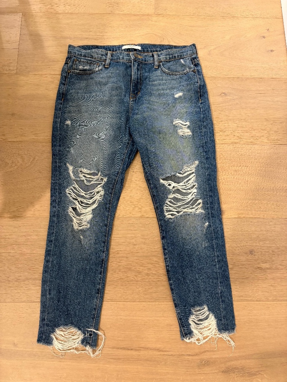 Fidelity DeeDee Distressed Boyfriend Jean